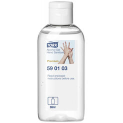 Disinfectant gel in pocket bottle 80 ml Tork 
