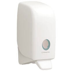 Wandseifenspender Kimberly Clark AQUARIUS 1000 ml, weißes ABS-Material