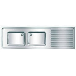 Zweikammer-Waschtisch KWC 600 × 1000 × 2000 mm