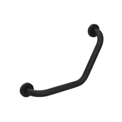 Soporte angular para personas con discapacidad ⌀ 25 mm, 38 cm Bisk NIAGARA, acero color negro