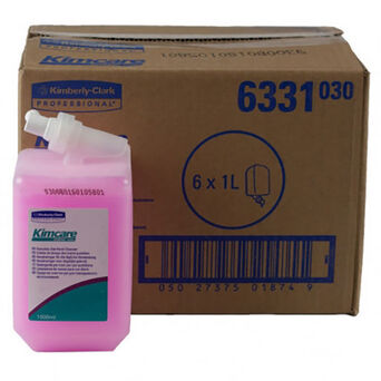 Růžový tekutý mýdlo Kimberly Clark KLEENEX 6 x 1 litr