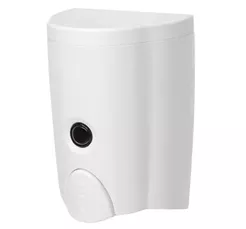 Dispensador de jabón líquido 500 ml Sanitario, plástico blanco ABS