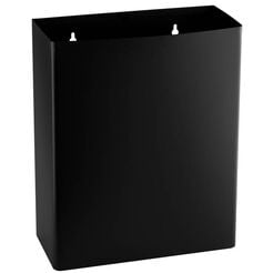 Wall-mounted waste bin 23 liters Faneco, black steel