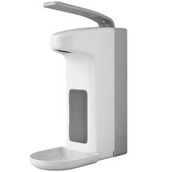 Ramenný dávkovač na dezinfekciu a tekuté mydlo Faneco 1 liter plast biely