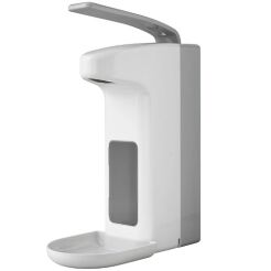 Ramenní dávkovač na dezinfekci a tekuté mýdlo Faneco 1 litr bílý plast