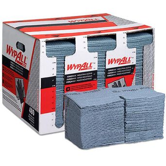 Paños de papel en secciones Kimberly Clark FORCEMAX de 1 capa de celulosa gris