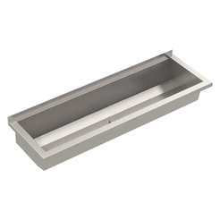 KWC PLANOX stainless steel wall-mounted sink matte