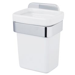 Chromovaná toaletní sklenička Bisk Tore