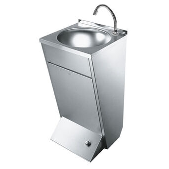 ANIMA steel sink with foot-operated Franke faucet