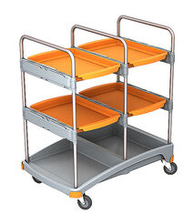 Reinigungswagen mit 4 Regalen TSZ0016 Splast