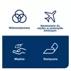 Czyściwo włókninowe wielozadaniowe w odcinkach Tork 510479 exelCLEAN, białe – miękkość i delikatność