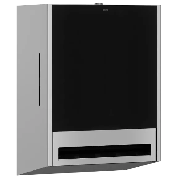 Podajnik do ręczników papierowych w roli KWC Exos, stal kolor czarny