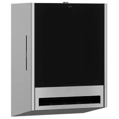 KWC Exos Paper Towel Dispenser, Black Stainless Steel