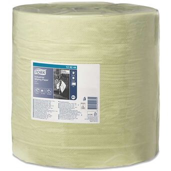 Czyściwo papierowe do zabrudzeń przemysłowych Tork 2 warstwy 510 m zielona makulatura 