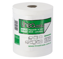 Paper towel in a roll Linea Trade MAXI 6 pieces, white cellulose