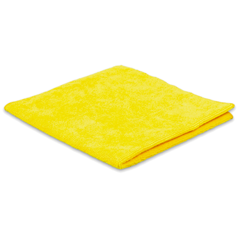 Microfiber cloth 40 x 40 cm yellow