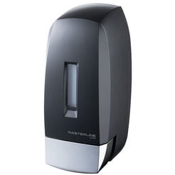 Dávkovač tekutého mydla Bisk MASTERLINE h4 500 ml, čierny ABS plast