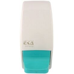 Dispensador de codo para desinfectante líquido y jabón líquido EkaPlast 0.75 litros plástico blanco