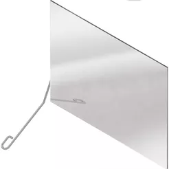 Lehnen tiltable mirror left 600 × 45 × 450 mm steel
