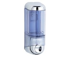 Dávkovač mydla v tekutej forme Merida MINI 170 ml, strieborný ABS plast