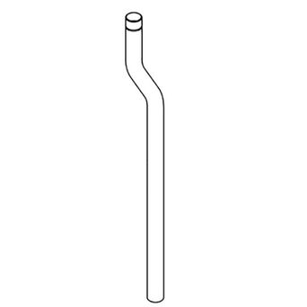 Pipe extension for urinal flush bent 350 x 16 mm / 30 mm Franke