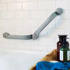 Nástenný držiak Etac Flex 90 cm šedý samolepiaci