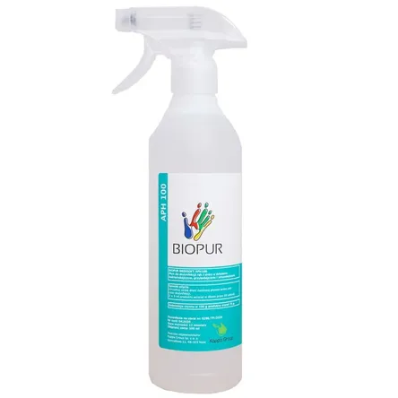 Medisoft hand disinfectant spray with atomizer, 0.5 liters.