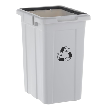 Segregated waste bin 33l