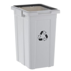 Mülltrennungskorb 33 Liter Merida Kunststoff grau