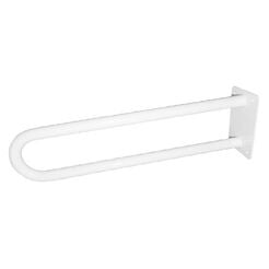 Uchwyt umywalkowy pro handicapované stacionární s montáží pomocí plechu Faneco ⌀ 25 mm, 80 cm, ocel bílá