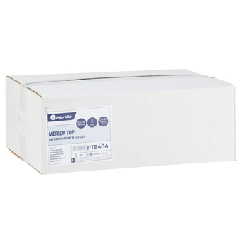 Toilet paper Merida Top 2 layers 9000 pcs. white cellulose