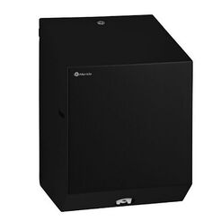 Produktname: Papiertuchbehälter Merida Stella BLACK LINE, schwarz aus Stahl