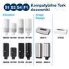 Stojak do dozownika do dezynfekcji rąk Tork 511055, czarne aluminium – kompatybilne wkłady i dozowniki