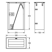 Pojemnik na ręczniki papierowe ZZ Franke RODAN 