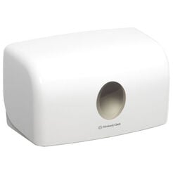 Dispensador de toallas de papel ZZ Kimberly Clark AQUARIUS, plástico ABS blanco