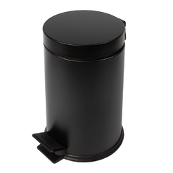 Trash can 20 liters Faneco black steel