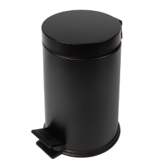 Trash can 20 liters Faneco black steel