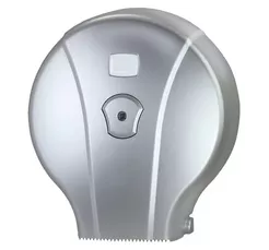 Contenedor para papel higiénico MIDI Sanitario, material ABS plateado