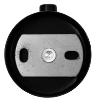 Czarny wieszak łazienkowy Faneco stal nierdzewna matowa