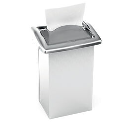 Držák na ubrousky do vestavění Tork Xpressnap kapacita 675 ks nerezová ocel v hliníkové barvě