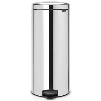 Waste bin 30 litres Merida NEWICON polished stainless steel