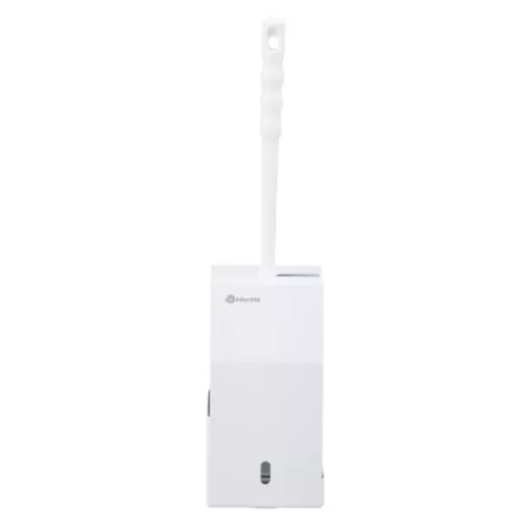 Szczotka do WC z uchwytem, mocowana do ściany Merida STELLA WHITE LINE, biała