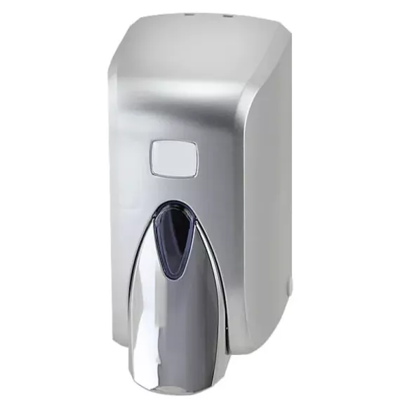 Dozownik mydła pianowego Sanitario 500 ml, srebrne tworzywo ABS