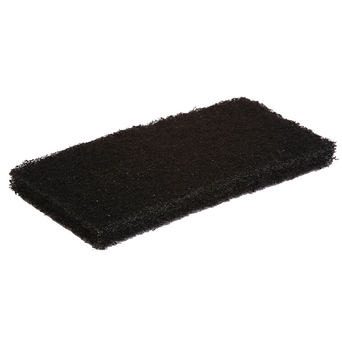 Almohadilla rectangular de 25 x 11,5 cm en color negro