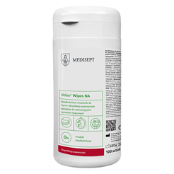 Toallitas desinfectantes sin alcohol Velox Wipes 100 uds. lata