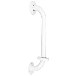 Straight handle for disabled people Faneco ⌀ 32 mm, 90 cm, white steel