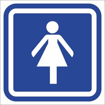 Marking toilets - toilet WOMEN