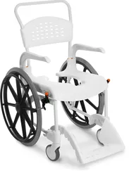 Toaletno-sprchový vozík Etac Clean kolesá 24" biely