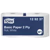 Czyściwo papierowe w mini rolce uniwersalne Tork 129237 2 warstwy 510 m biała makulatura