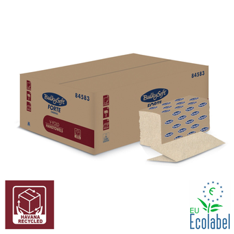 Toalla de papel ZZ Bulkysoft Havana Forte de 2 capas, 4000 unidades de papel reciclado